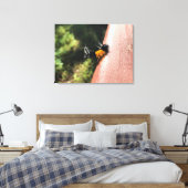 Dansende Caterpijler Canvas Afdruk (Insitu (Slaapkamer))