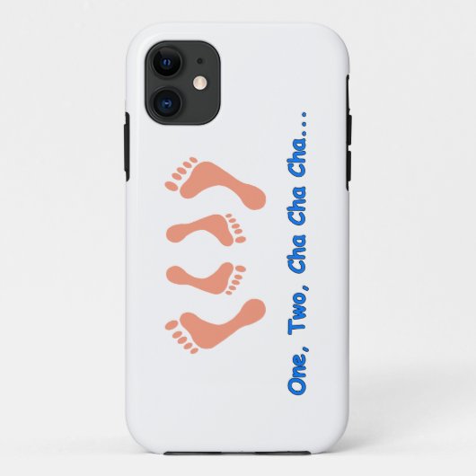 Dansende Cha Cha Feet iPhone Case (Achterkant)