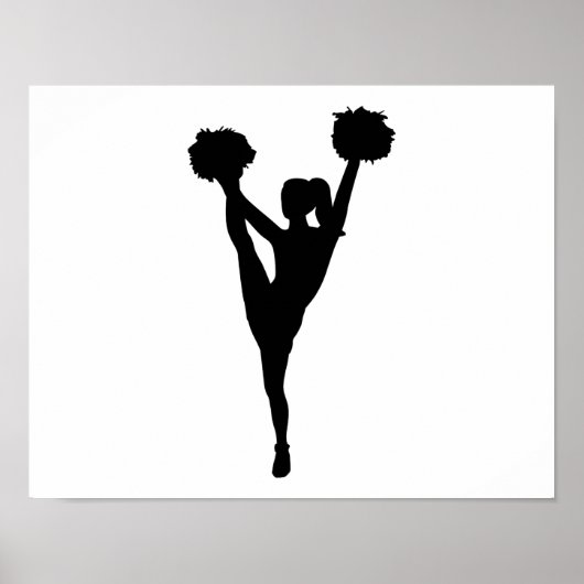 Dansende cheerleader girl poster (Voorkant)