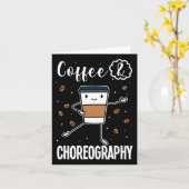 Dansende choreografie dansdocent kaart (Gele Bloem)