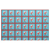 Dansende Couple Latijn Salsa Disco Dance Stof (Fat Quarter)