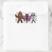 Dansende Cryptiden — Mooie Halloween Sticker Set (Tas)