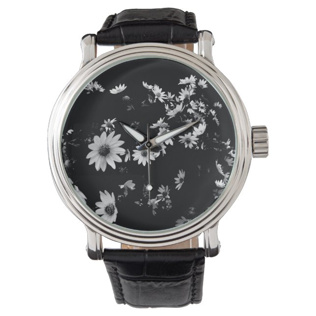 'Dansende Daisies' Watch Horloge (Voorkant)