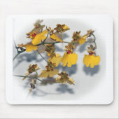 Dansende Dame Gele Oncidium Orchideeën Muismat (Voorkant)