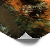 Dansende Dame in Zonnebloemen - Oorspronkelijke sc Poster (Hoek)