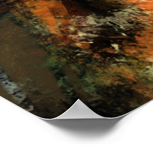 Dansende Dame in Zonnebloemen - Oorspronkelijke sc Poster (Hoek)