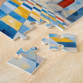 Dansende dame met rood haar legpuzzel (Zijkant)