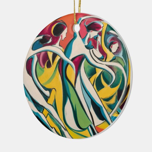 Dansende dames Ornament (Links)