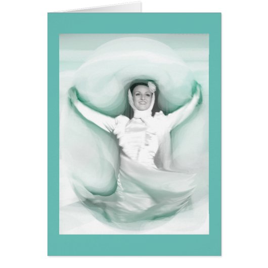 Dansende dameskundekaart (Voorkant)