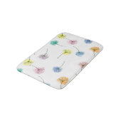 Dansende Dandelions | Waterverf Floral Pattern Badmat (Gekanteld)
