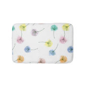 Dansende Dandelions | Waterverf Floral Pattern Badmat (Voorkant)