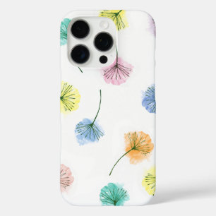 Dansende Dandelions   Waterverf Floral Pattern iPhone 16 Pro Hoesje