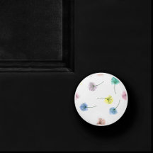 Dansende Dandelions | Waterverf Floral Pattern