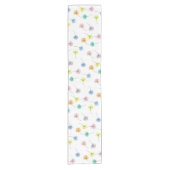 Dansende Dandelions | Waterverf Floral Pattern Korte Tafelloper (Voorkant)