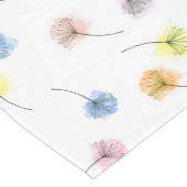 Dansende Dandelions | Waterverf Floral Pattern Korte Tafelloper (Hoek)