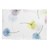 Dansende Dandelions | Waterverf Floral Pattern Kussensloop (Achterkant)