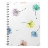 Dansende Dandelions | Waterverf Floral Pattern Notitieboek (Voorkant)
