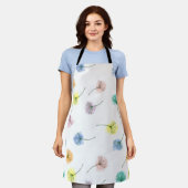 Dansende Dandelions | Waterverf Floral Pattern Schort (Gedragen)