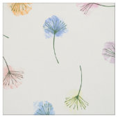 Dansende Dandelions | Waterverf Floral Pattern Stof (Swatch)