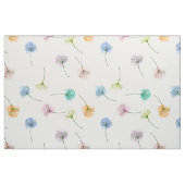 Dansende Dandelions | Waterverf Floral Pattern Stof (Fat Quarter)