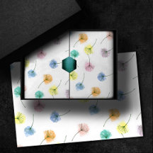 Dansende Dandelions | Waterverf Floral Pattern