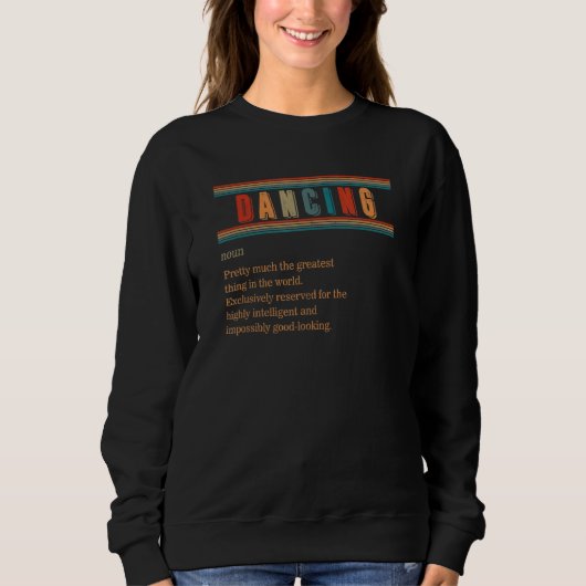 Dansende definitie I Love Danser Instruction Trui (Voorkant)