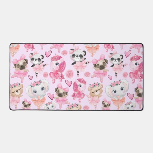 Dansende dieren bureaumat (Voorkant)