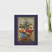  Dansende Dieren Kerst Kaart (Voorkant)