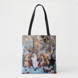 Dansende Dieren Partij in de Canvas tas Bossen