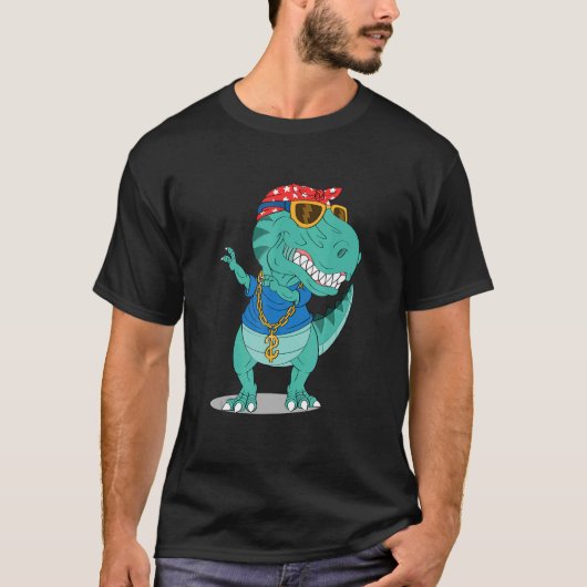Dansende Dinosaurus Swag Dansende Dinosaurus T-shirt (Voorkant)