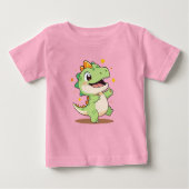 Dansende dinosaurus T-shirt (Voorkant)