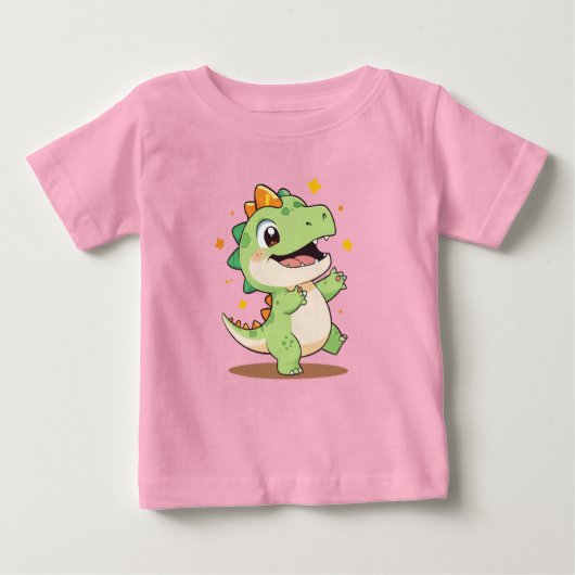 Dansende dinosaurus T-shirt (Voorkant)
