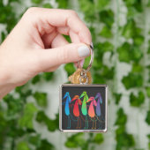 Dansende Dogs Conga Line Sleutelhanger (Hand)