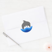 Dansende dolfijn stickers (Envelop)