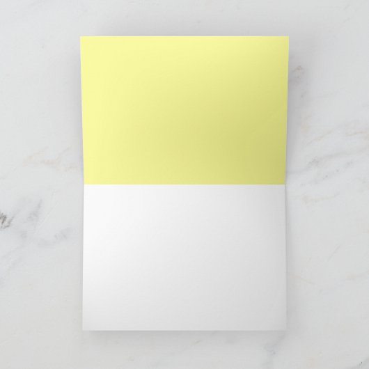 Dansende Donuts Lichtgeel: Blank Kaart (Binnen)