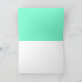 Dansende Donuts Mint Green: Blank Kaart (Binnen)