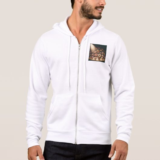 Dansende Doughnuts Surreal Bakery Hoodie (Voorkant)