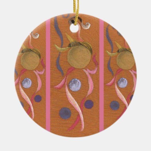 Dansende draden Circus Ornament (Voorkant)