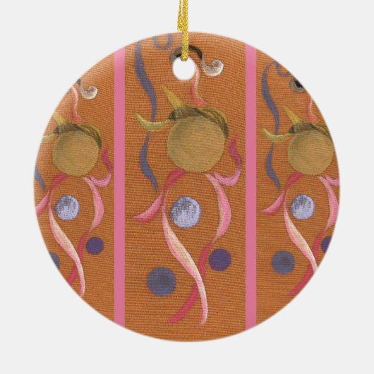 Dansende draden Circus Ornament (Achterkant)