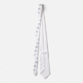 Dansende Dragonfly Art Stropdas (Achterkant)