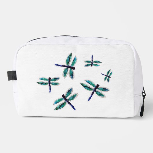 Dansende Dragonfly Art Toilettasje (Voorkant)