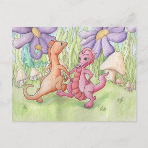 Dansende Draken Briefkaart