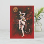 Dansende Duivel Groeten Kaart (Staand voorkant)