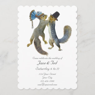 Dansende eekhoorntjes Weddenschap Kaart