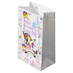 Dansende Eenhoorns Regenbogen Ballonnen, Persoonli Klein Cadeauzakje
