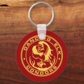 dansende elanden sleutelhanger (Voorkant)