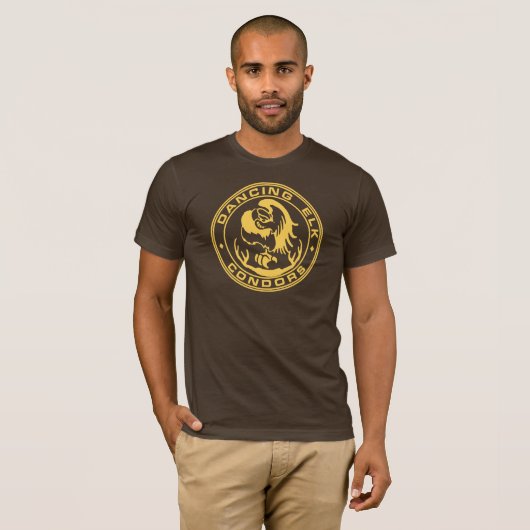 dansende elanden t-shirt (Voorkant volledig)
