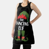 Dansende Elf Familie Matching Groep Kerstfeest Schort (Insitu)