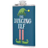 Dansende Elf Matching Family Group kerstparty Heupfles (Links)