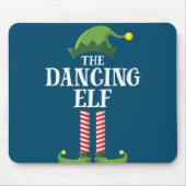 Dansende Elf Matching Family Group kerstparty Muismat (Voorkant)